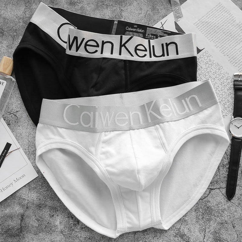 White Cotton Briefs for Men, U-Shaped Design, Trendy and Stylish for Teenagers, Vcky