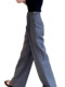 Gray suit casual pants for women, spring and autumn new style, large size, pear-shaped, small, loose, slimming, straight wide-leg pants