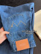 Tencel Straight-Leg Jeans for Women, Spring New Style, Plus Size, Pear-Shaped Body, High-Waisted, Slimming, Ice Silk, Cropped Wide-Leg Pants