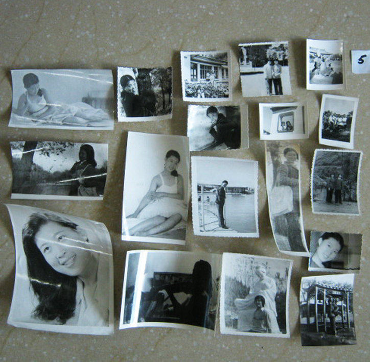 Photography themes, film and television props, photos, nostalgic 70-80s era characteristics, a set of black and white old photos 05