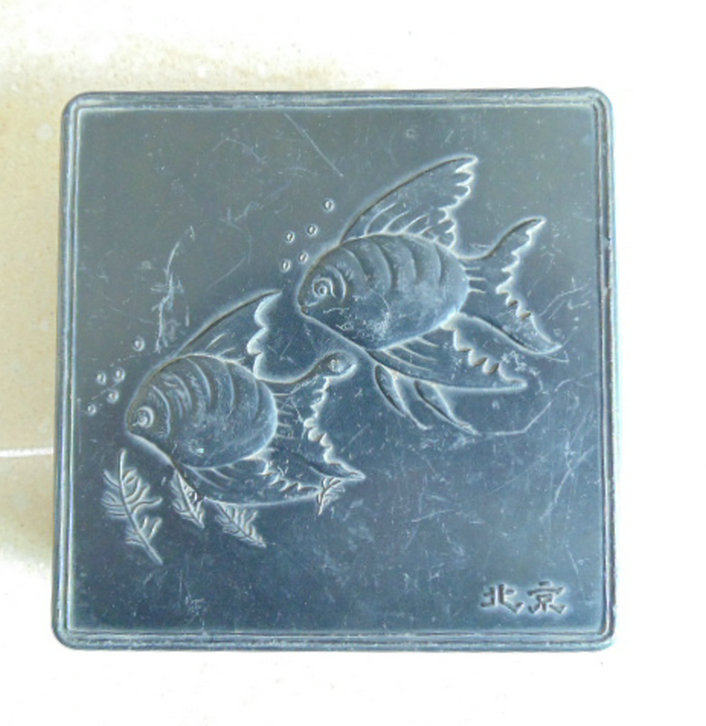 Educational themes Office supplies and props for study students 70s plastic Beijing goldfish pattern ink cartridges