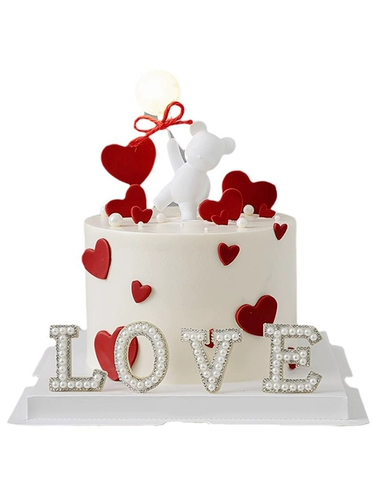 Милый фондан на день Святого Валентина с подсветкой, с медвежатами, наряжаться