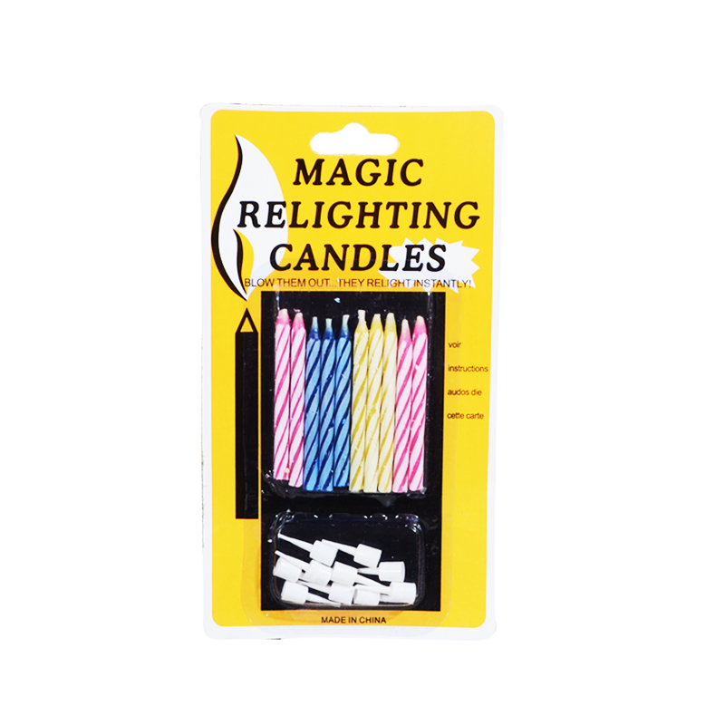 Creative Props Blow Unquencher Candle Comeback Candle Fools to blame the whole person for magic props Colour thread