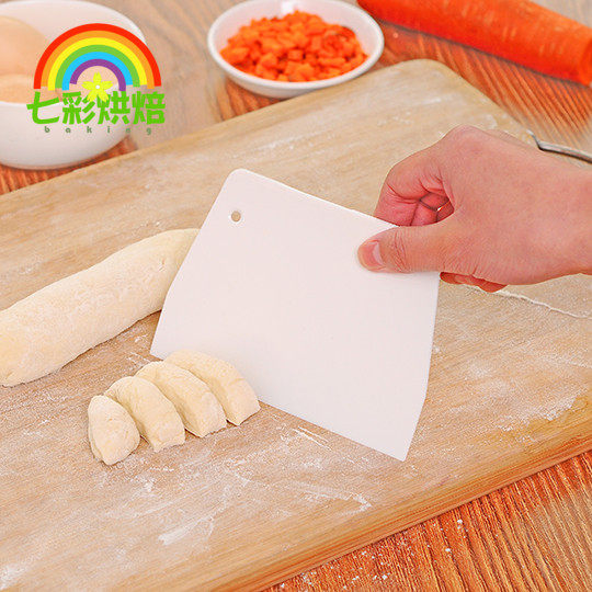 Baking Tools Stainless Steel Large Trapezoid Scraper Scraper Flour Cutter Special Tools for Bread and Cake