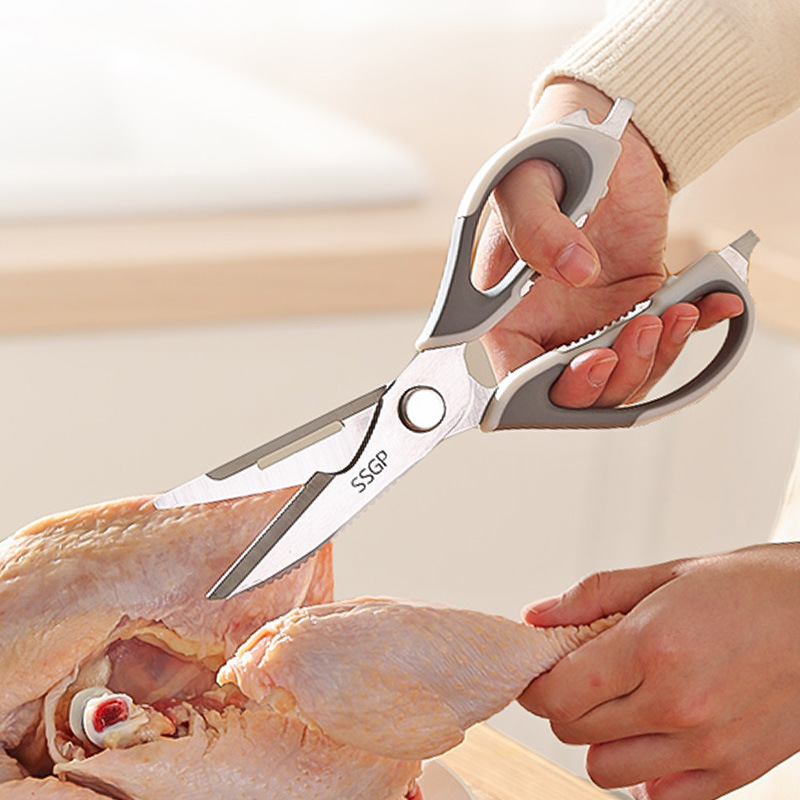 Scissors Home Stainless Steel Kitchen Multifunction Powerful Chicken Bones Duck Bones Cut Food Fish Bone Grilled Meat Cut for fish scissors