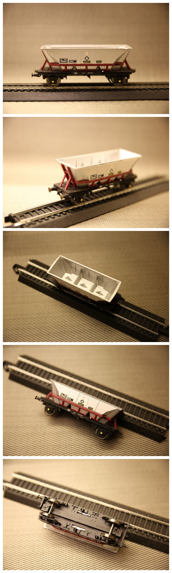 Модель поезда hornby ho火车轨道模型 1:87 r6708 barry canopy wagon 拖斗车