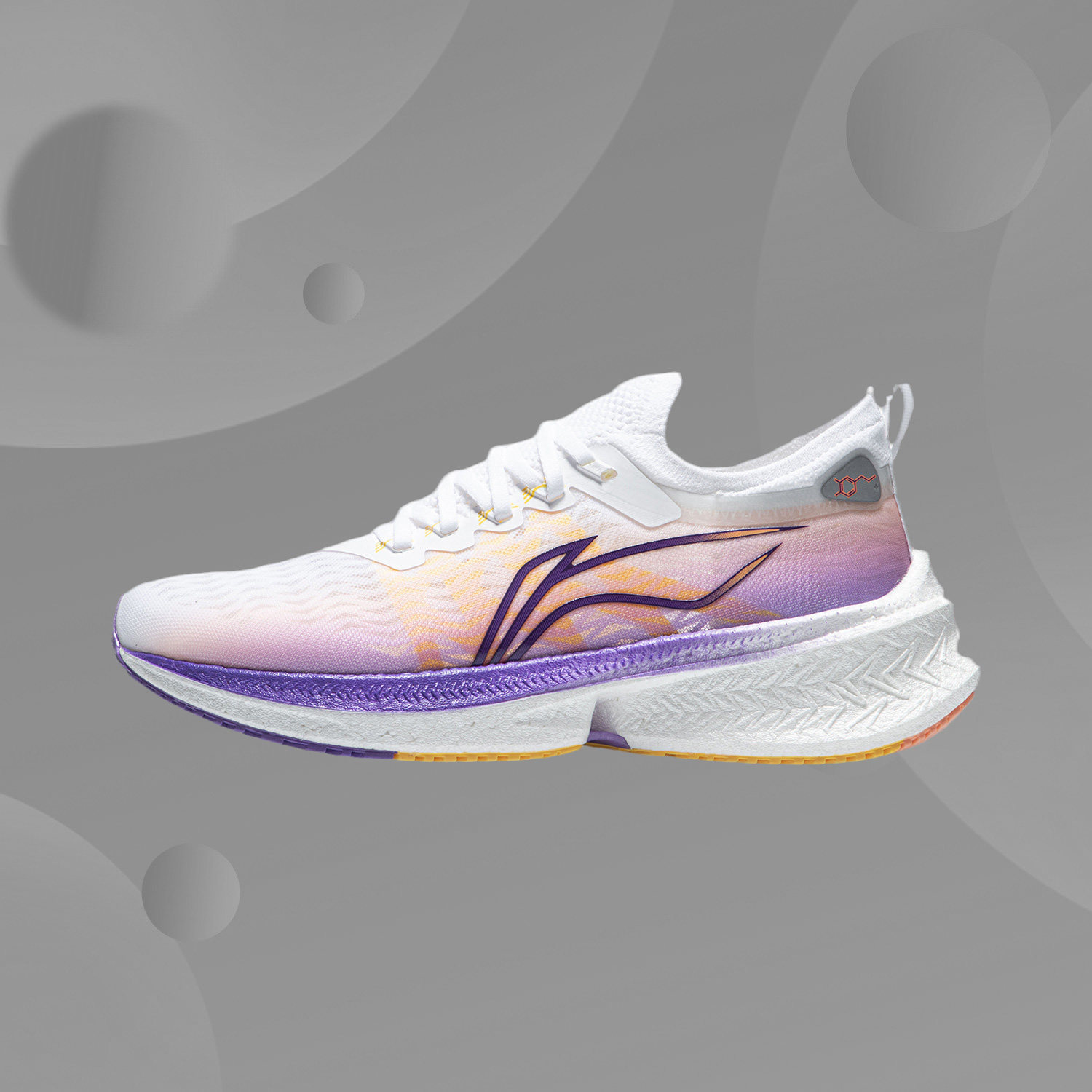 Li Ning Leisure Tide Flying Electric Discovery Woman's one-piece support stable race speed running shoes ARMR006