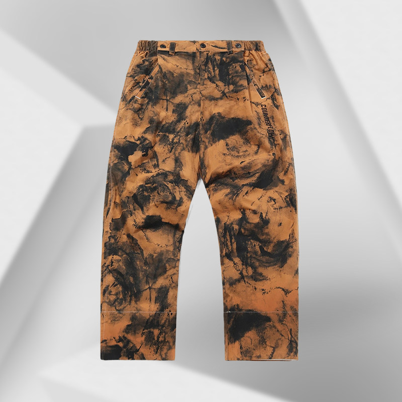 Li Ning CF series Dunhuang Museum jointly famous women's flat mouth loose leisure trousers AKXQ566