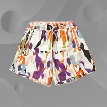 China Li Ning 2021 New womens bump-color fashion ins casual sports loose sports shorts AKSR268