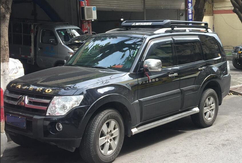 Mitsubishi V73 khung mái V75 V93 giỏ hành lý mái V97 giá nóc kệ hành lý kệ với thanh ngang - Roof Rack để đồ trên nóc xe