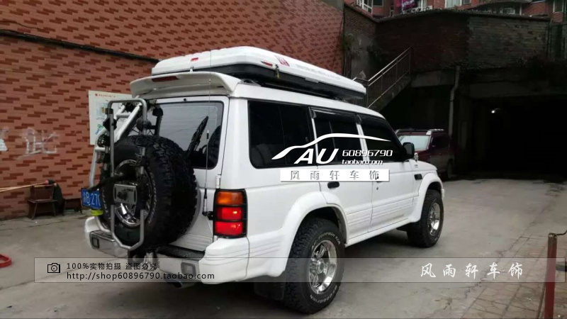 Chính hãng Pajero V46 V33 v43 v45 Q6 Cheetah Đen Vua Xe Roof Hành Lý Khung Roof Rack