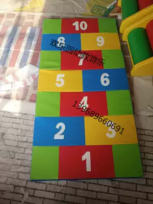 Kindergarten early education parent-child floor mat Carpet Environmental protection game fitness floor mat Letter floor mat Software digital jump mat