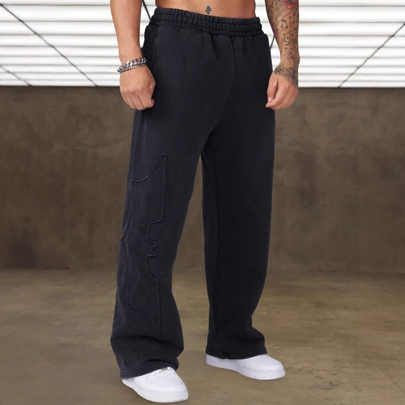 Youngla Co-Branded Batman Men's Sweatpants American Casual Trendy Casual Pants Jogging Fitness Straight-Leg Pants