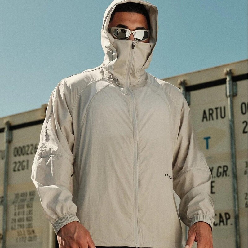 Youngla American-Style Jogger Men's Sun Protection Clothing Hooded Summer Lightweight Breathable Sports Fitness Quick-Drying Jacket Youngla American-Style Jogger Men's Sun Protection Clothing Hooded Summer Lightweight Breathable Sports Fitness Quick-Drying Jacket