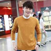 Áo len cashmere nam cổ tròn áo len áo len màu trẻ trung áo đôi nam nữ