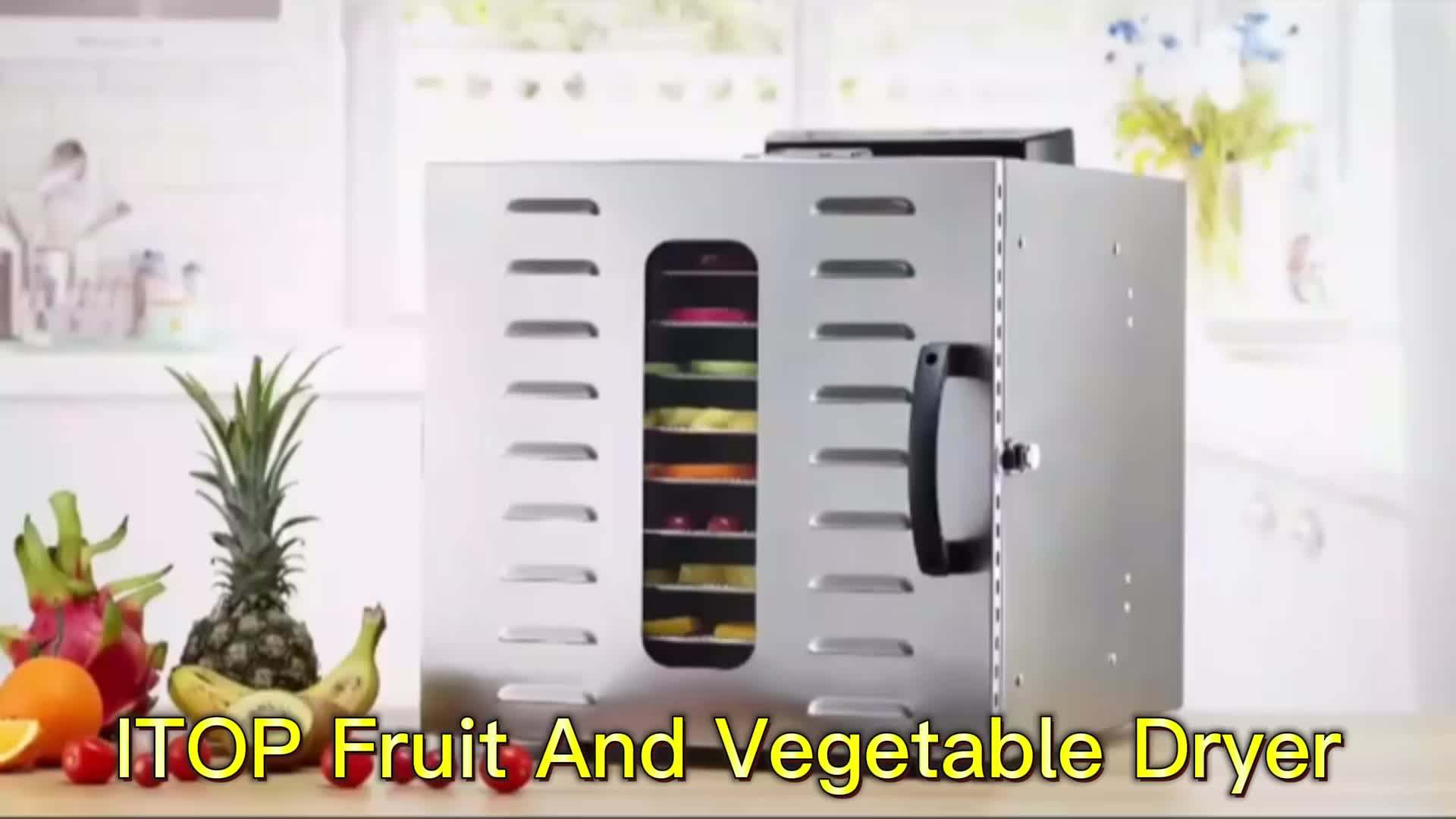 Commercial Food Dryer Herb Industrial Drying Machine 12 Layers Secador