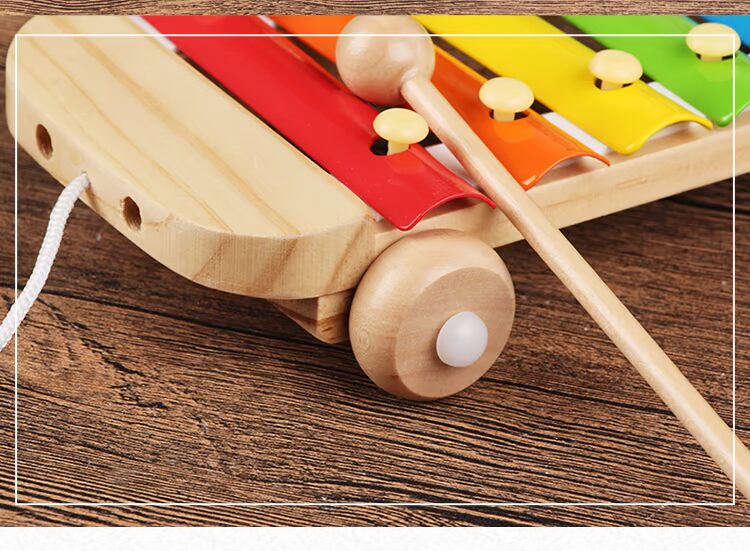 Đàn gõ gỗ cho trẻ sơ sinh Đồ chơi âm nhạc giáo dục cho trẻ 6-12 tháng tuổi 1-2-3 tuổi nửa nhạc cụ xylophone đồ chơi cho bé 1 tuổi
