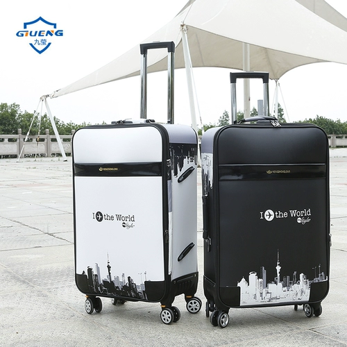 Чемодан, вместительная и большая коробка, сумка, в корейском стиле, 28 дюймов, 24 дюймов