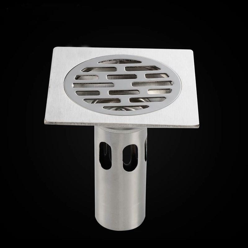 Powder room stainless steel deodorant deep water floor drain Bathroom balcony Washing machine drainage sewer pipe floor drain cover thickened