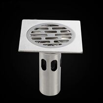 Toilet stainless steel deodorant deep water floor drain bathroom balcony washing machine drain sewer pipe floor drain cover thickened