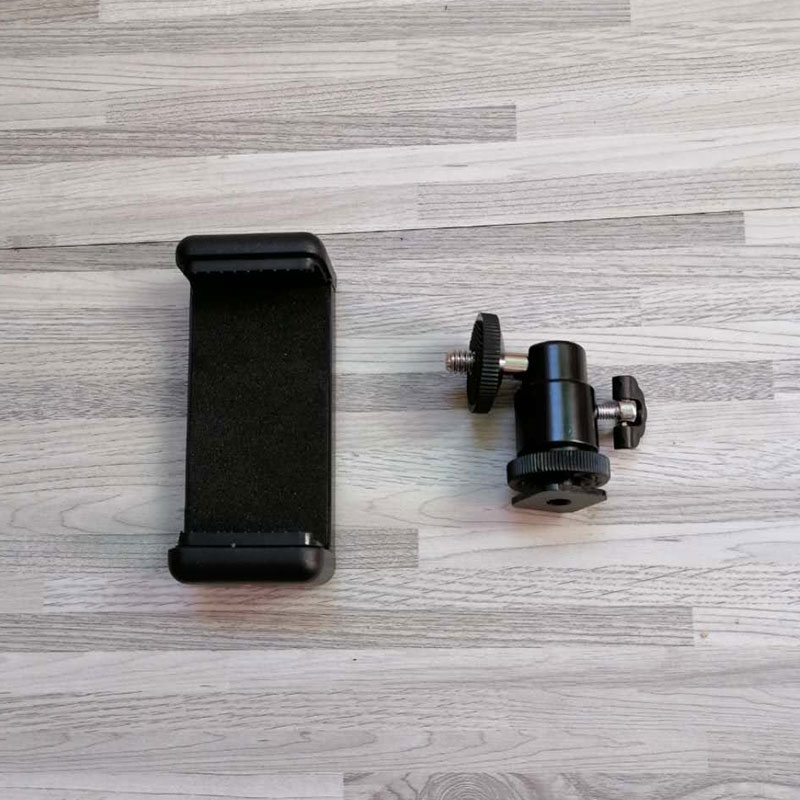 Metal Hot Boots Universal Small Tripod Head Single Eye Camera Universal Cold Boot Base Connecting Accessories Give Away Big Phone Clips
