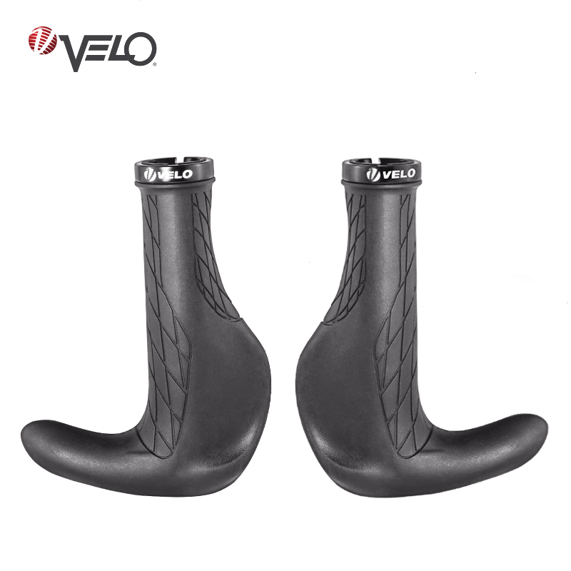 Velo Mountain Bike Handlebar Grips Comfortable Meatball Bicycle Handlebar Grips Horn-Shaped Bicycle Handlebar Accessories 1839