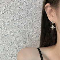 Leng Luo loly2021 years of dignitaries in the progress of the star earrings female double ring earrings