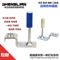 Large power ceiling artifact integrated nail silencer nail gun nail steel nail ammunition wooden keel pipe card according to fire nail