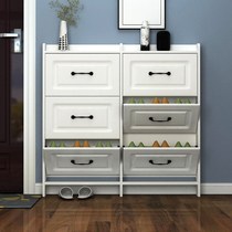 Narrow shoe rack 12cm thin shoe cabinet 12cm ultra-thin shoe rack 10cm ultra narrow extremely narrow shoe cabinet 13 small family type shoe cabinet ultra narrow