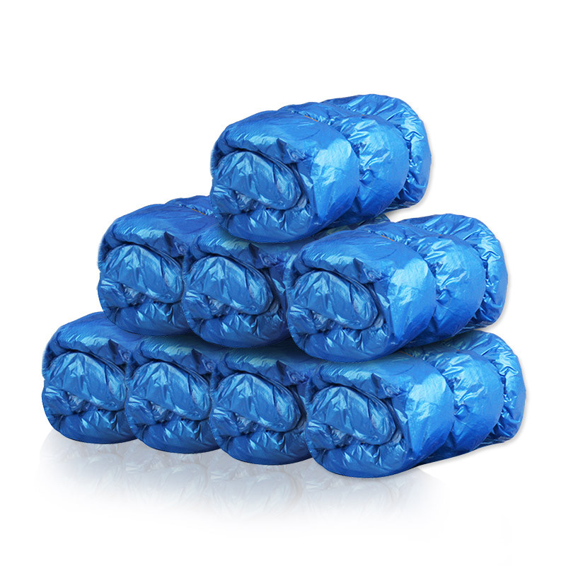 Hemingway disposable shoe cover thickened plastic indoor shoe T-type shoe cover machine special shoe cover household shoe cover 100 - Taobao