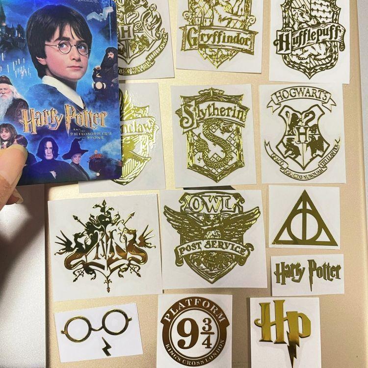 Harry Potter Metal Stickers, Hogwarts Malfoy Notebook Decorative Stickers