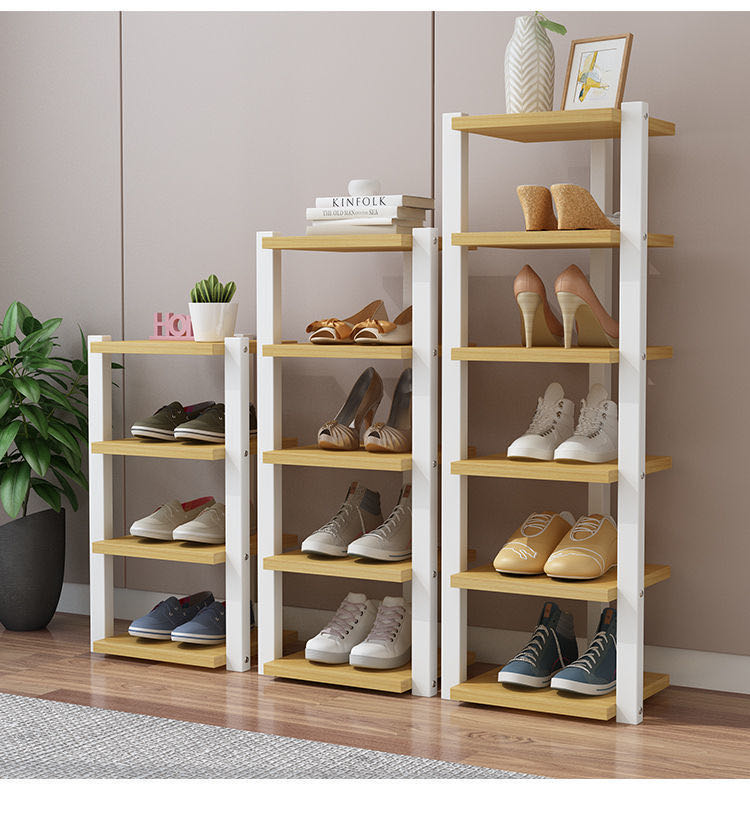 Nordic Shoe Rack Sub Easy Doorway Home Room Nice-Looking Multilayer Narrow Small Shoe Cabinet Hostel Economy Type Shelf