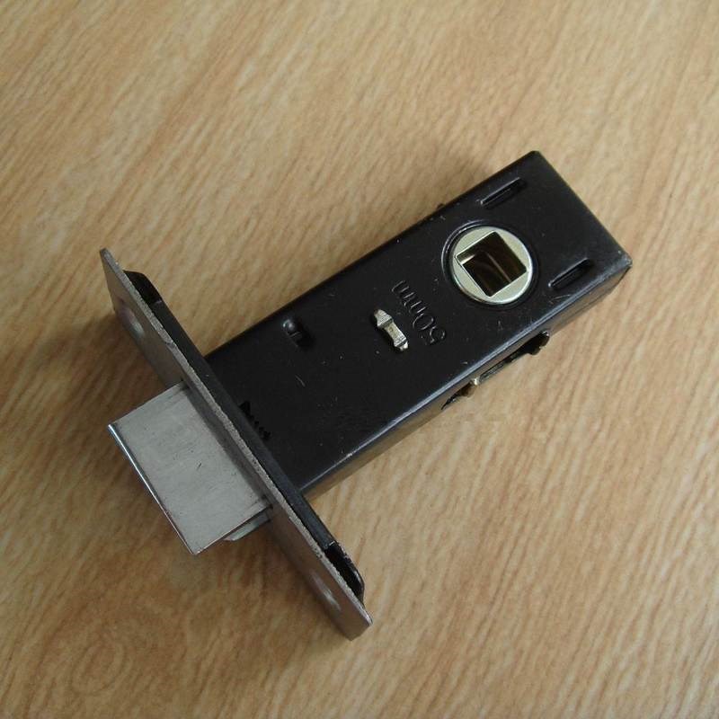 Bedroom anti-plug bayonet handle single lock tongue accessories lock cylinder door lock tongue lock margin 50mm