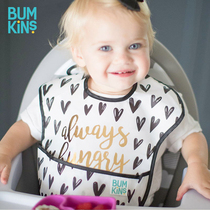 Bumkins Purse for a baby to eat Waterproof Meals A Baby Covets Feeding a Saliva Pocket Ultra Soft Child Containment Mouth
