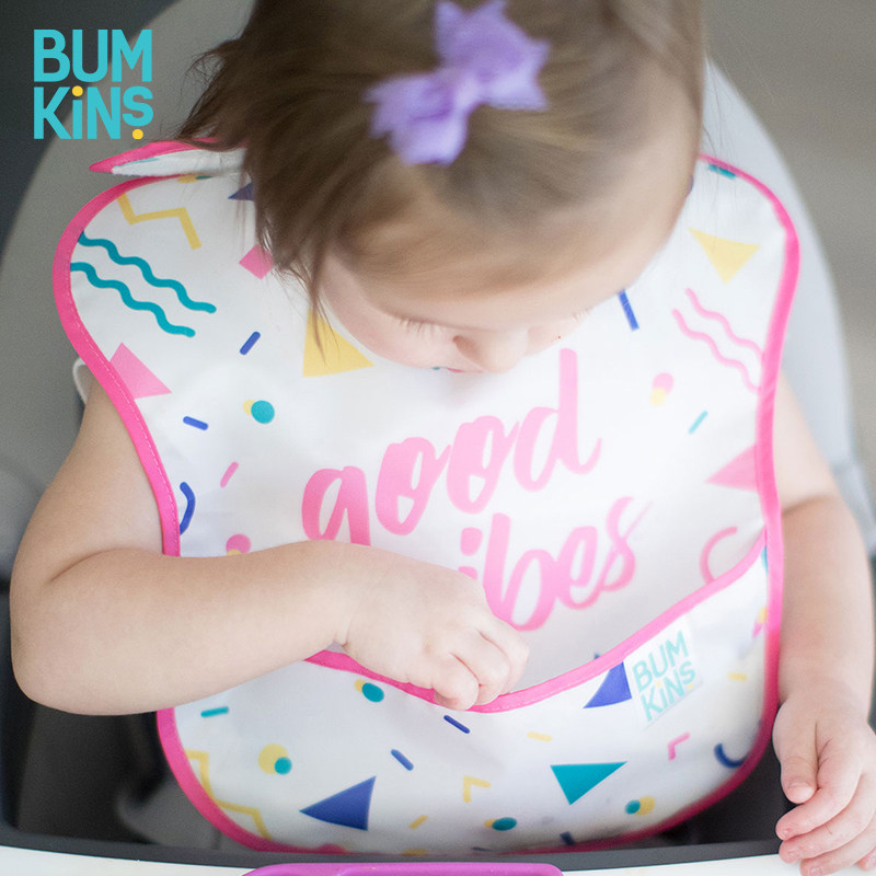 New baby children baby eating bibs light waterproof rice pockets anti-dirty artifact