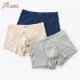 Quần lót nam hàng đầu Quần boxer Cotton Mid-eo Top Gua Bốn góc Quần short Đầu thoáng khí Thanh niên Kích thước lớn quần sịp con voi