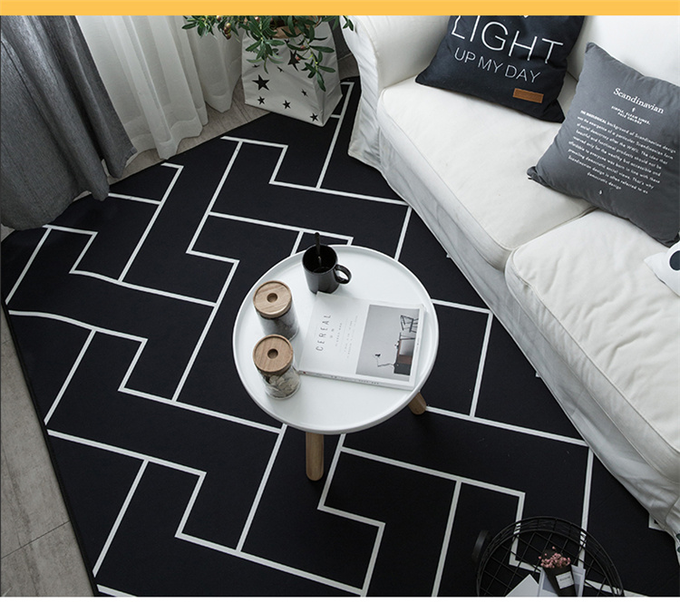 Bắc Âu thảm phòng trang trí ins phòng khách bàn cà phê lười biếng sofa thảm sàn phòng ngủ cạnh giường hình chữ nhật mat - Thảm thảm trải ghế sofa