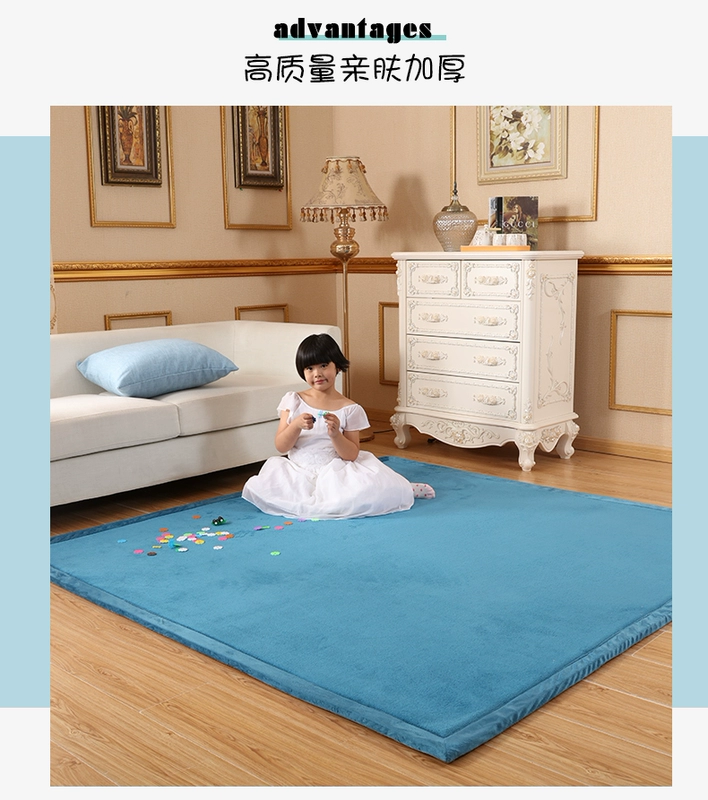 Tùy chỉnh chiếu chiếu nệm nệm dày chống trượt cho bé cạnh giường chống trượt pad bò kang pad trẻ em thảm mat - Thảm sàn
