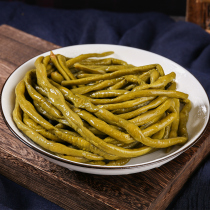 Sichuan kimchi Yingshack Bubble Cowpea Green Vegetables Old Tan Pickles of sour and sour pickled vegetables Fish fans seasoning bubble green vegetables