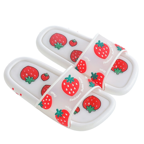 Детские летние тапочки, детская нескользящая обувь, детский наряд маленькой принцессы, слайдеры, мягкая подошва, семейный стиль