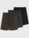 Summer ice silk suit shorts men's summer ບາງ beach pants trendy brandy loose and versatile casual pants