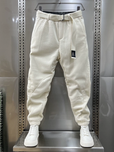 Мужские демисезонные вельветовые бархатные флисовые штаны для отдыха, свободный крой