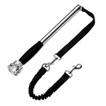 Dog Hands Free Leashes Puppy Bike Traction Rope with Spring