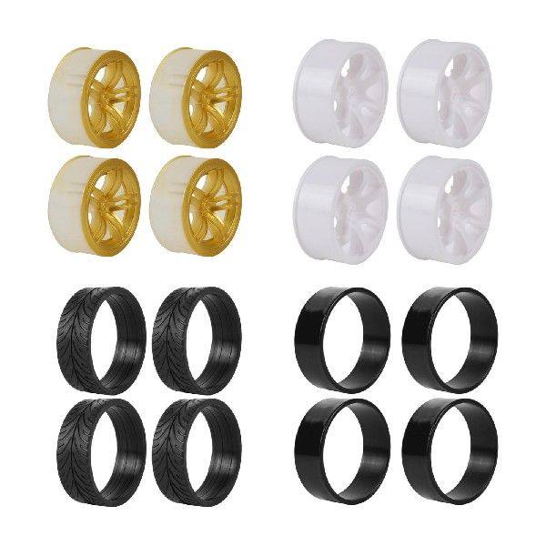 4x Wheel Rims DIY Accs Replacement Wheel Hubs Spare Parts