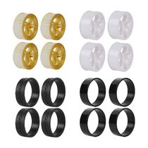 4x Wheel Rims DIY Accs Replacement Wheel Hubs Spare Parts