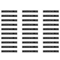 420 PCS Price Cubes White on Black Jewelry Watches Euro