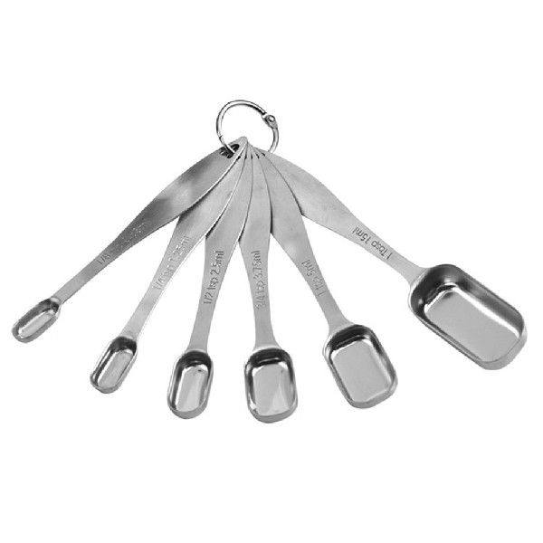 Cup Measuring and Measuring Spoon 6Pcs Set 304