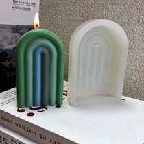 3D Rainbow Bridge Silicone Mold DIY Candle Making Handmade
