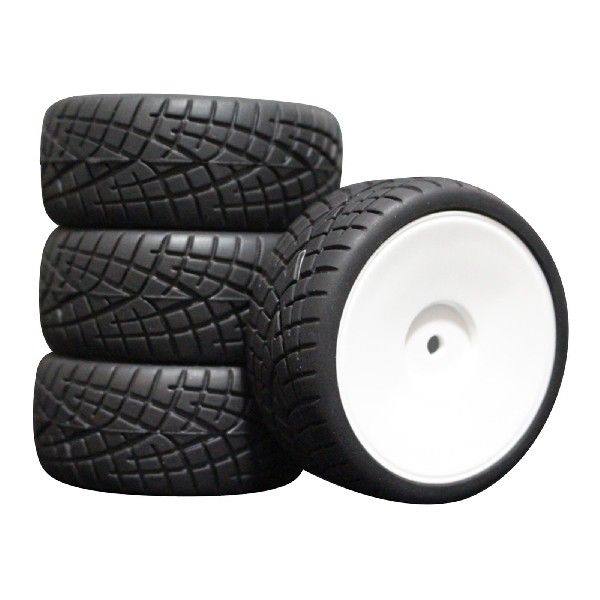Set of 4 RC Car Wheel Tires Replacement for HPI Parts