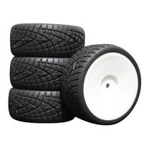 Set of 4 RC Car Wheel Tires Replacement for HPI Parts